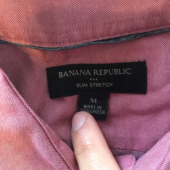 BR salmon button down long sleeeve - Picture 2 of 4